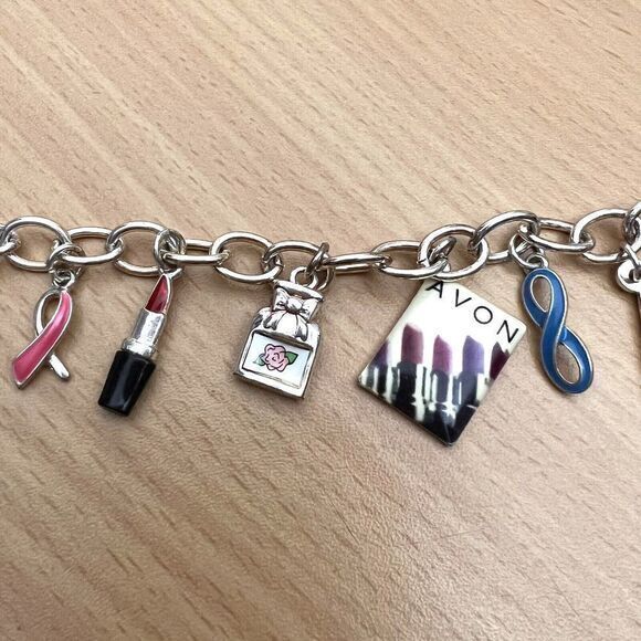 AVON Women's Celebrating 125 years charm bracelet 2011 - Picture 5 of 10